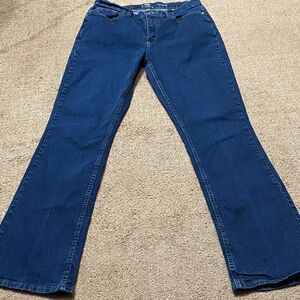 Riders by Lee Navy Classic Bootcut Size 12M Jeans Denim Timeless